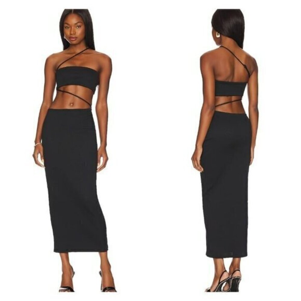 NBD Arnav Midi Dress- Black